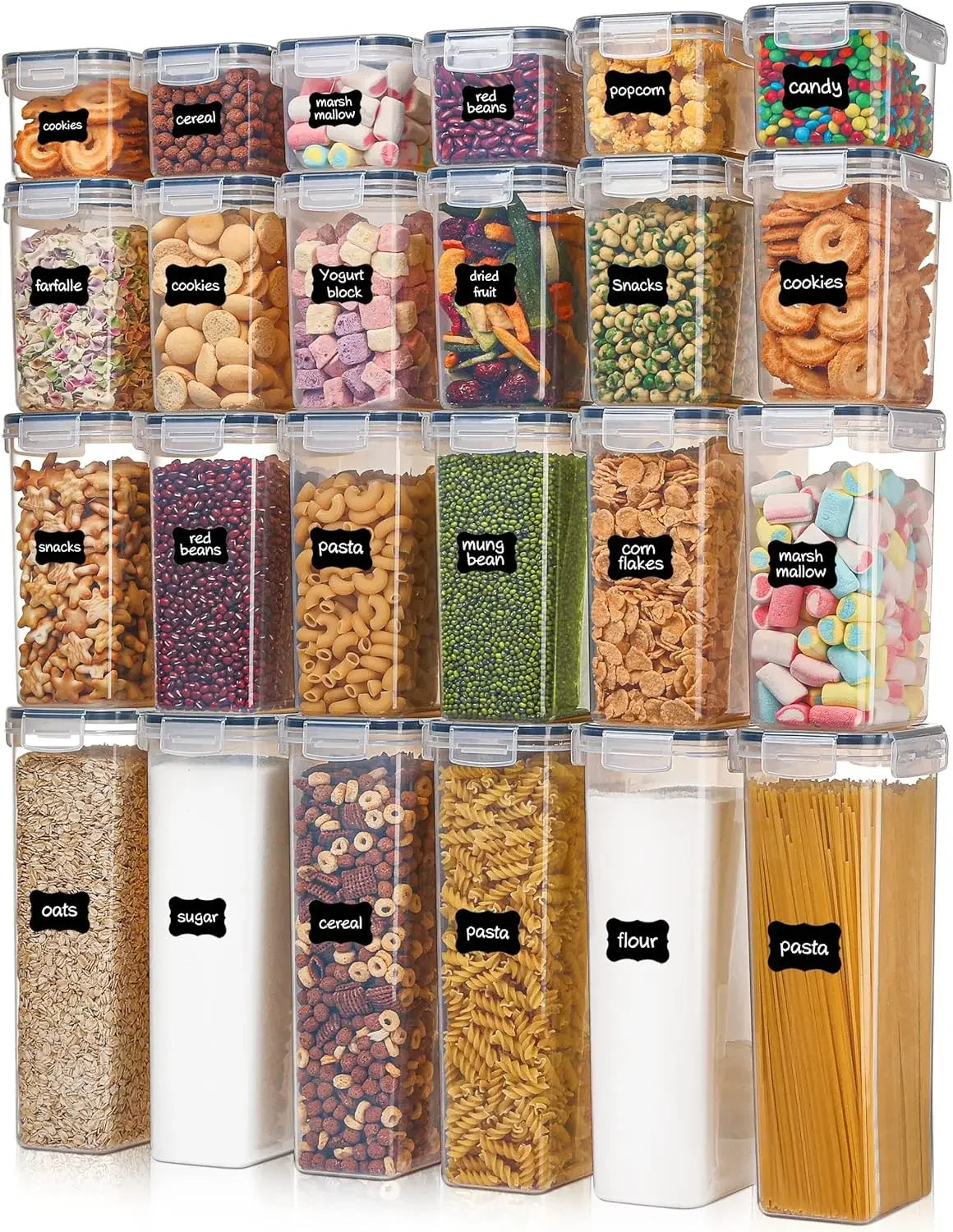 Pantry Storage Containers with Lids