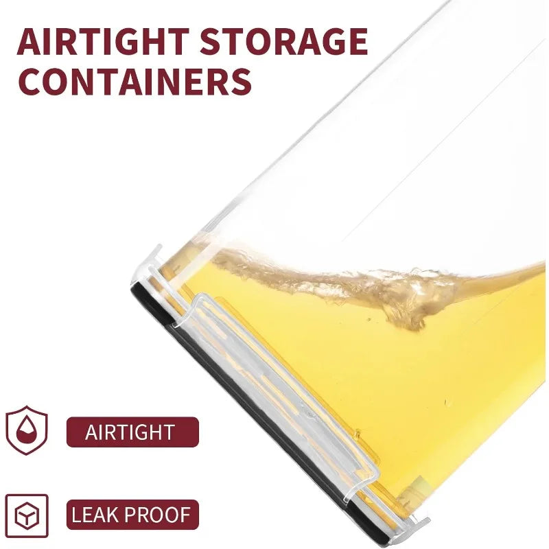 Large Airtight Food Storage Containers with Lids