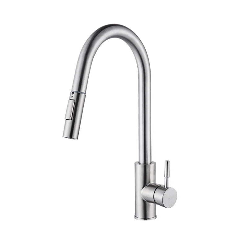 Modern Pull Down/Pull Out Kitchen Faucet, 360 Rotation Kitchen