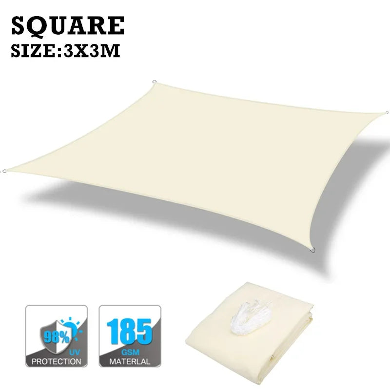 Waterproof Awning, Sun Shade Sail, Outdoor Sun Shelter