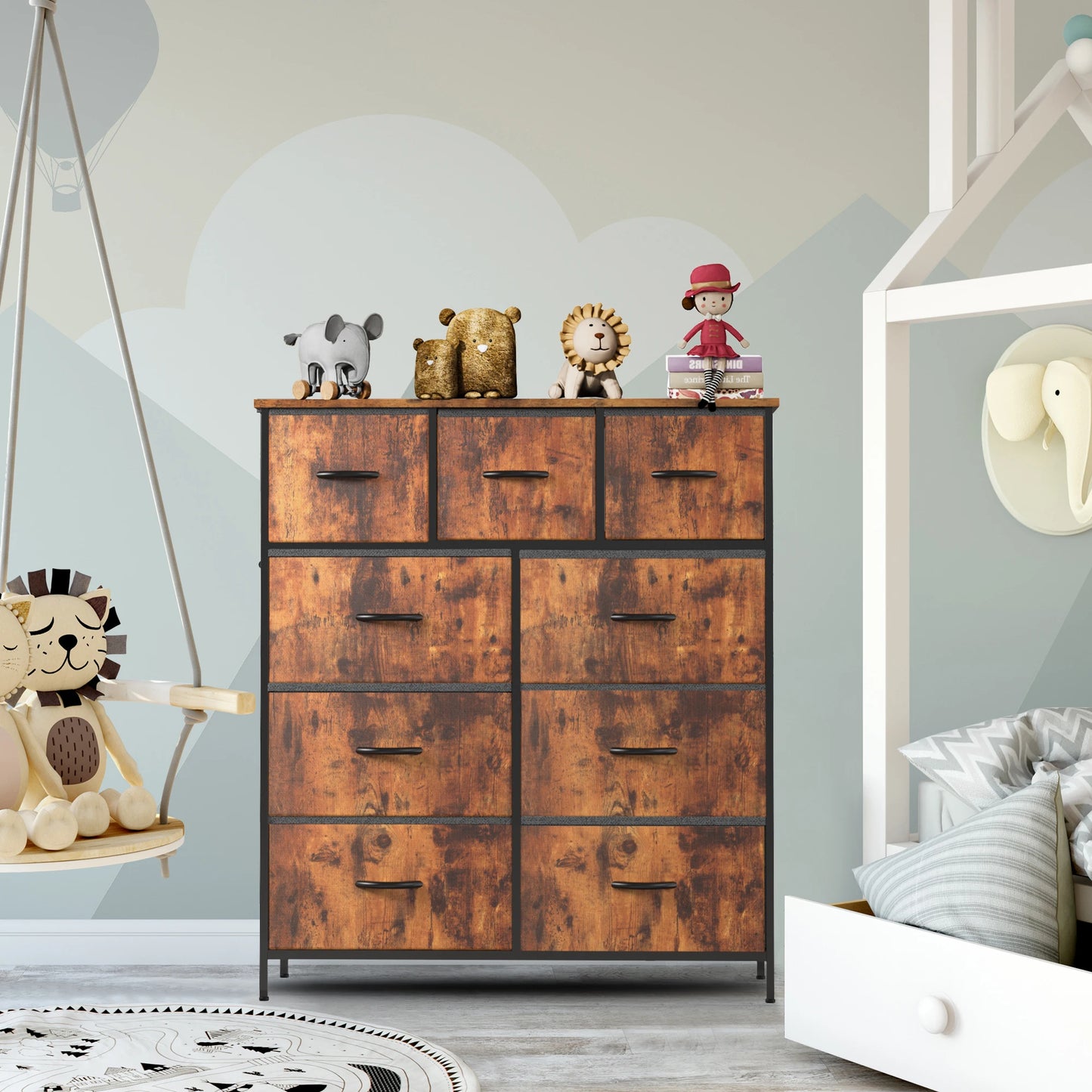Dresser With 9 Drawers