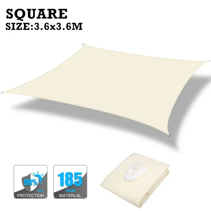 Waterproof Awning, Sun Shade Sail, Outdoor Sun Shelter