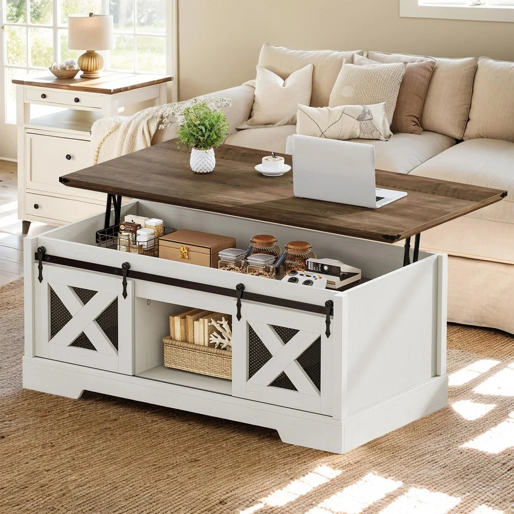 Farmhouse Lift Top Coffee Table