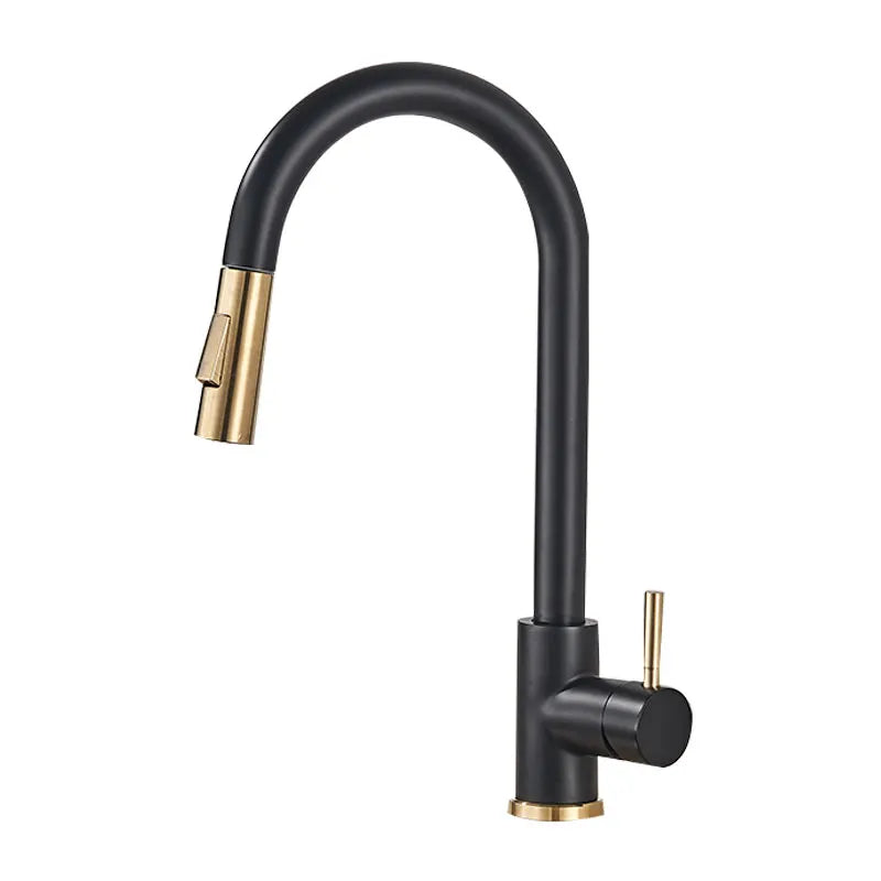 Modern Pull Down/Pull Out Kitchen Faucet, 360 Rotation Kitchen