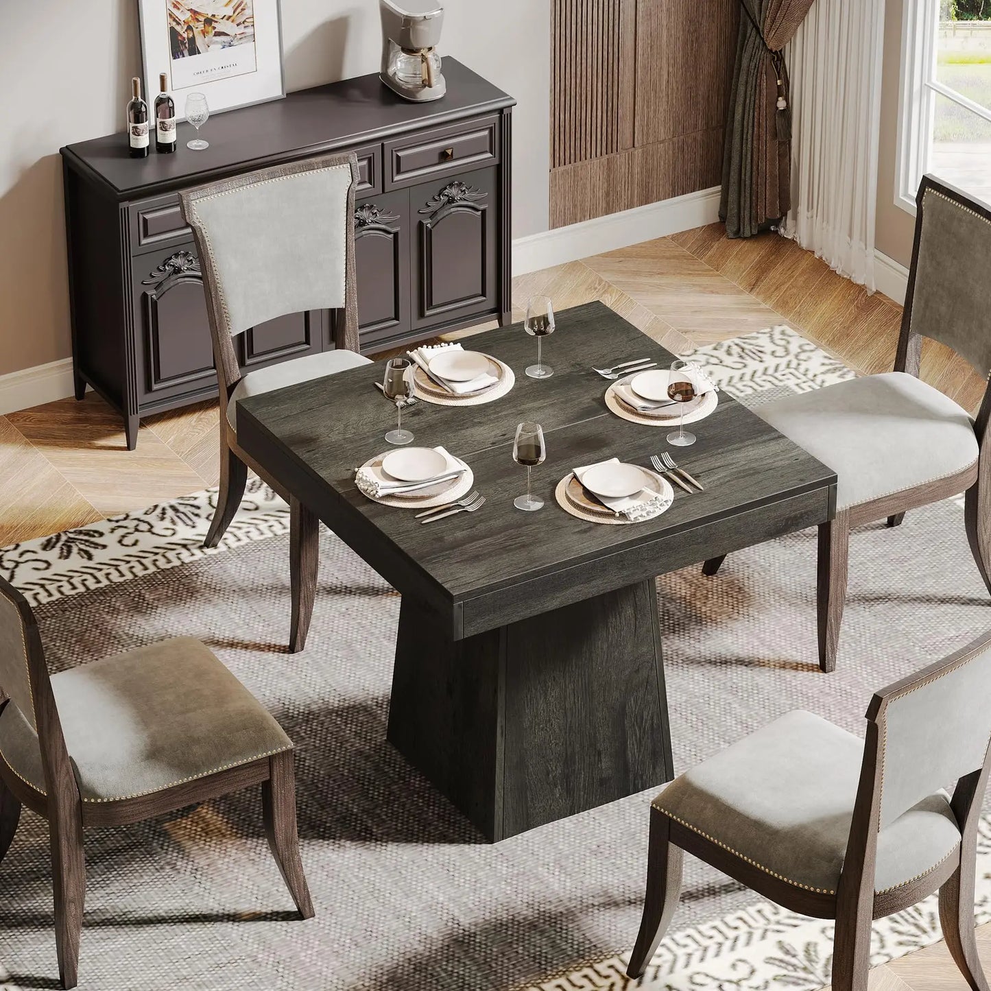 Minimalist Square Dining Table