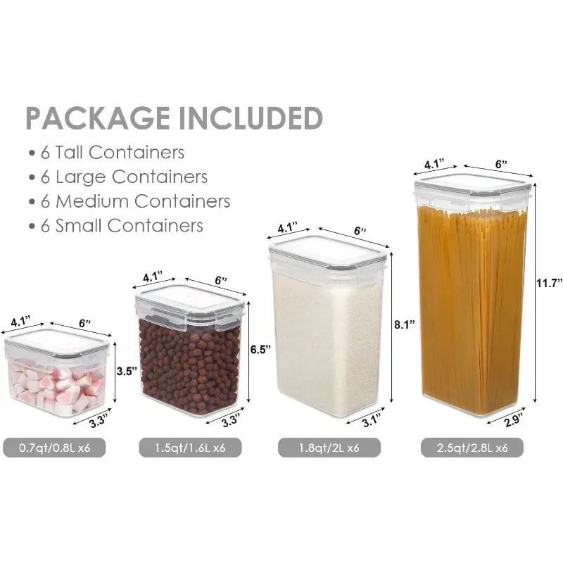 Pantry Storage Containers with Lids