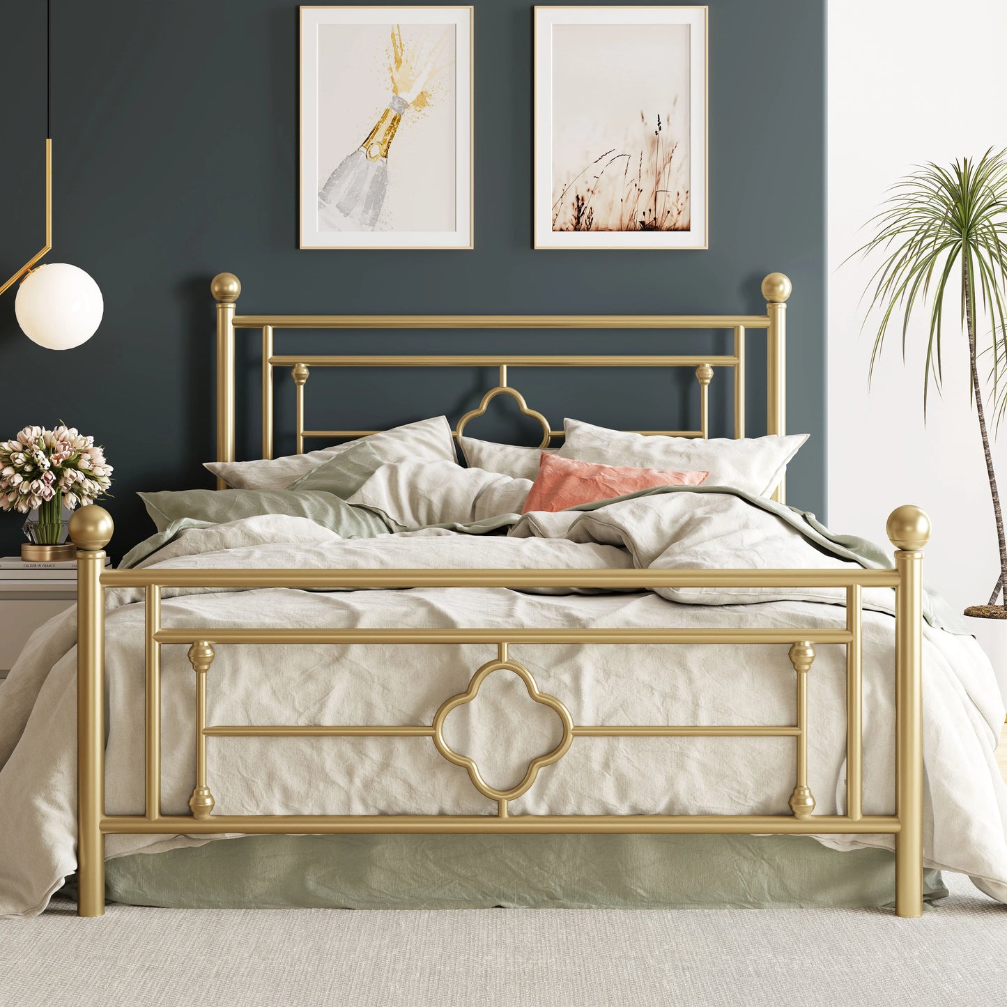Metal Queen Bed Frame