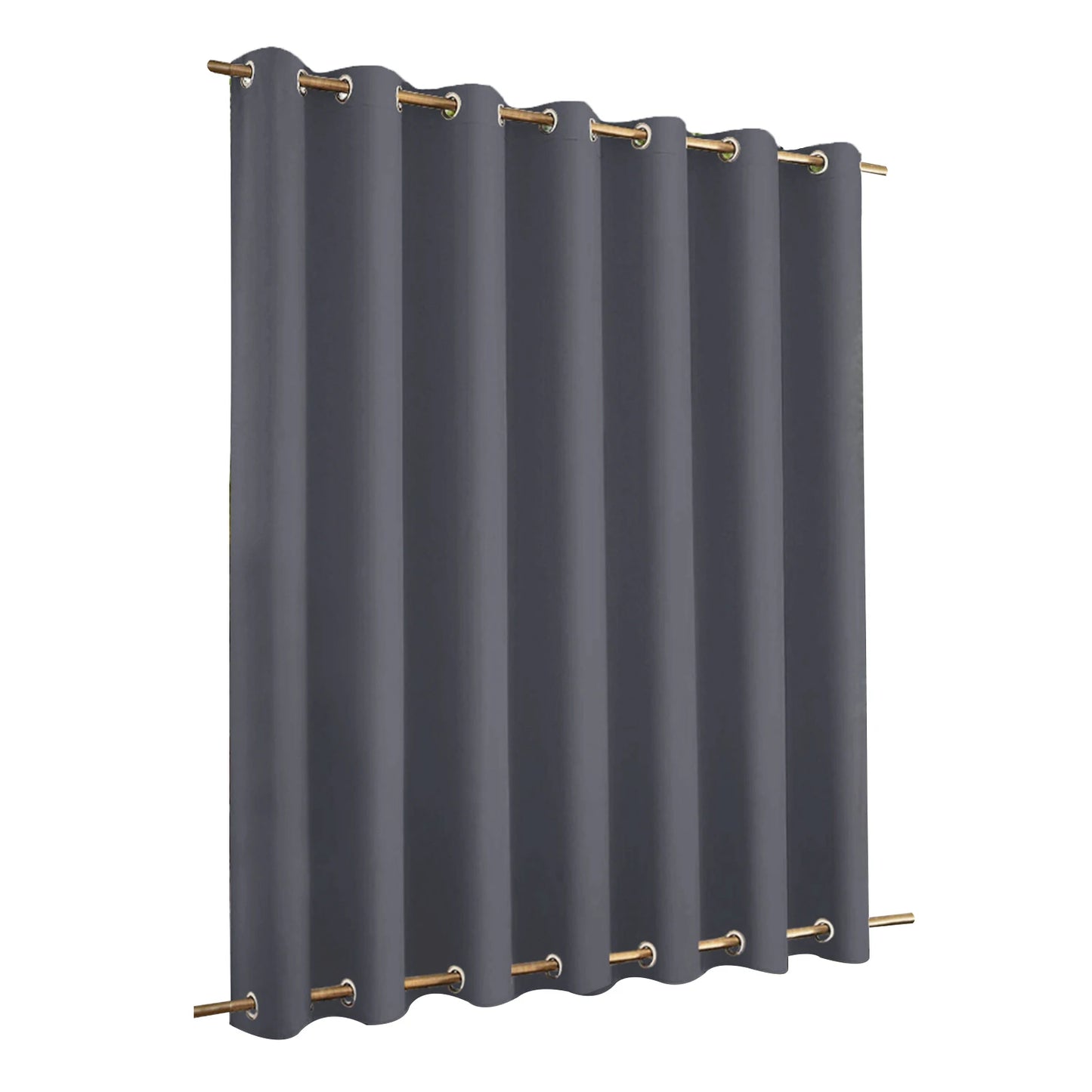 XL Outdoor Waterproof & Windproof Blackout Curtains with Top and Bottom Grommets