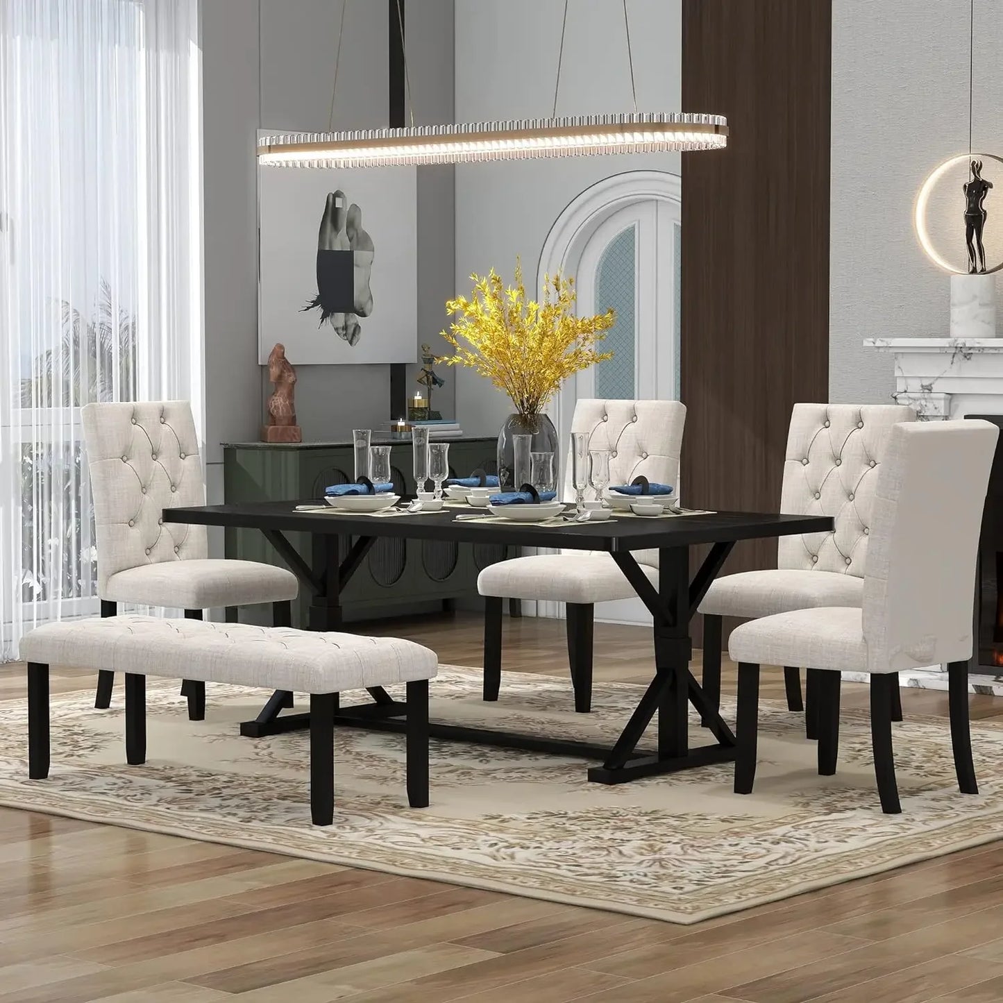Dining Set with Bench