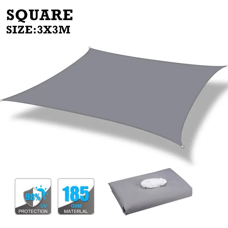 Waterproof Awning, Sun Shade Sail, Outdoor Sun Shelter
