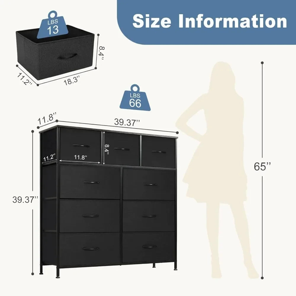Dresser with 9 Drawers