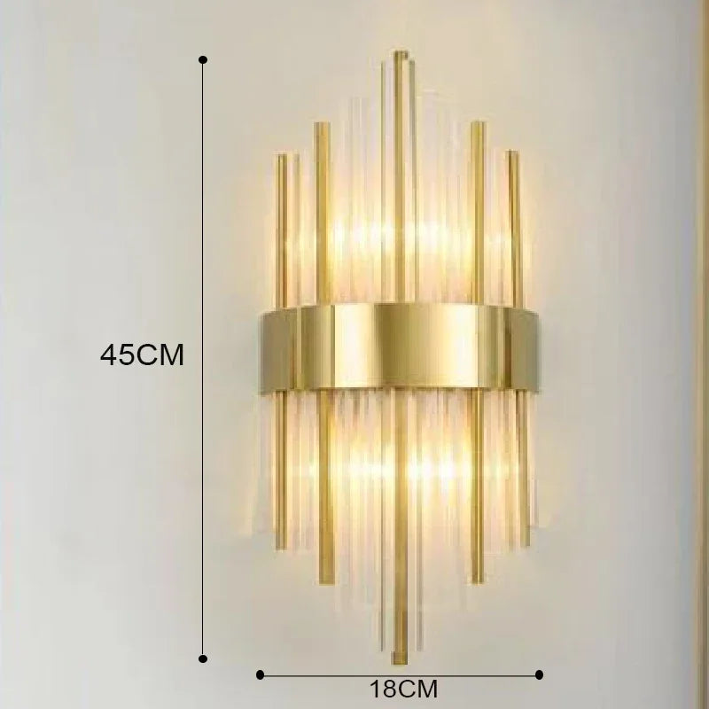 Luxury Modern LED Gold Wall Sconce