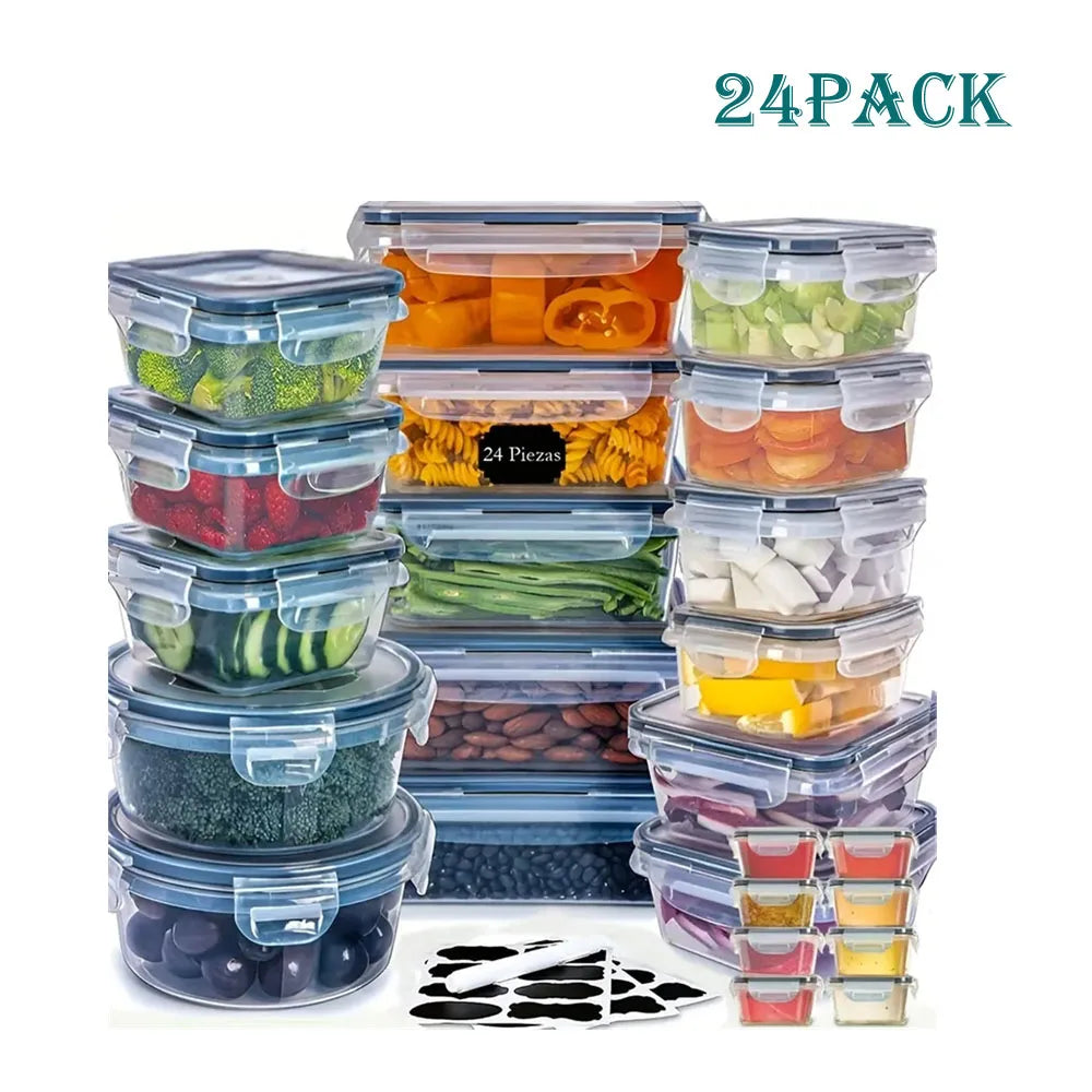 24-piece Kitchen Storage Container Set