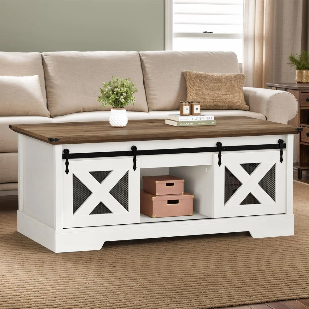 Farmhouse Lift Top Coffee Table
