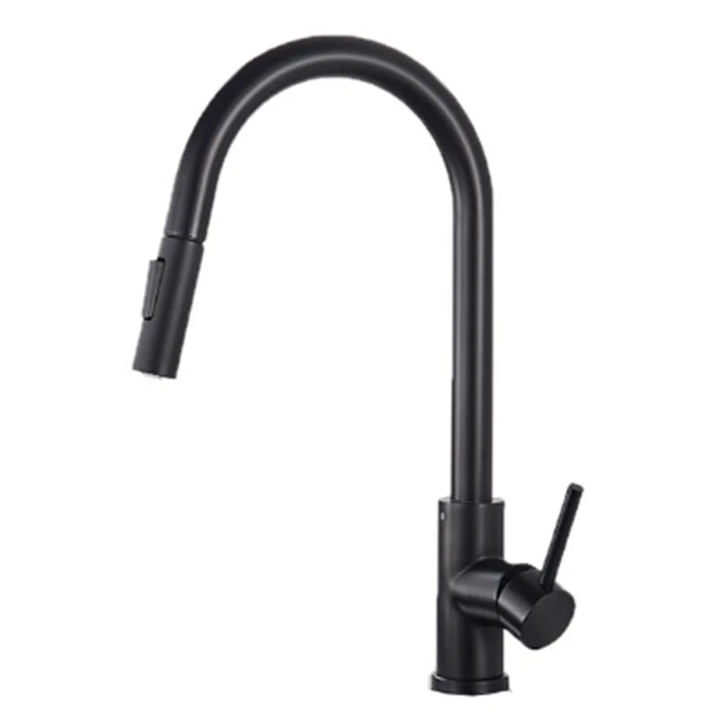 Modern Pull Down/Pull Out Kitchen Faucet, 360 Rotation Kitchen