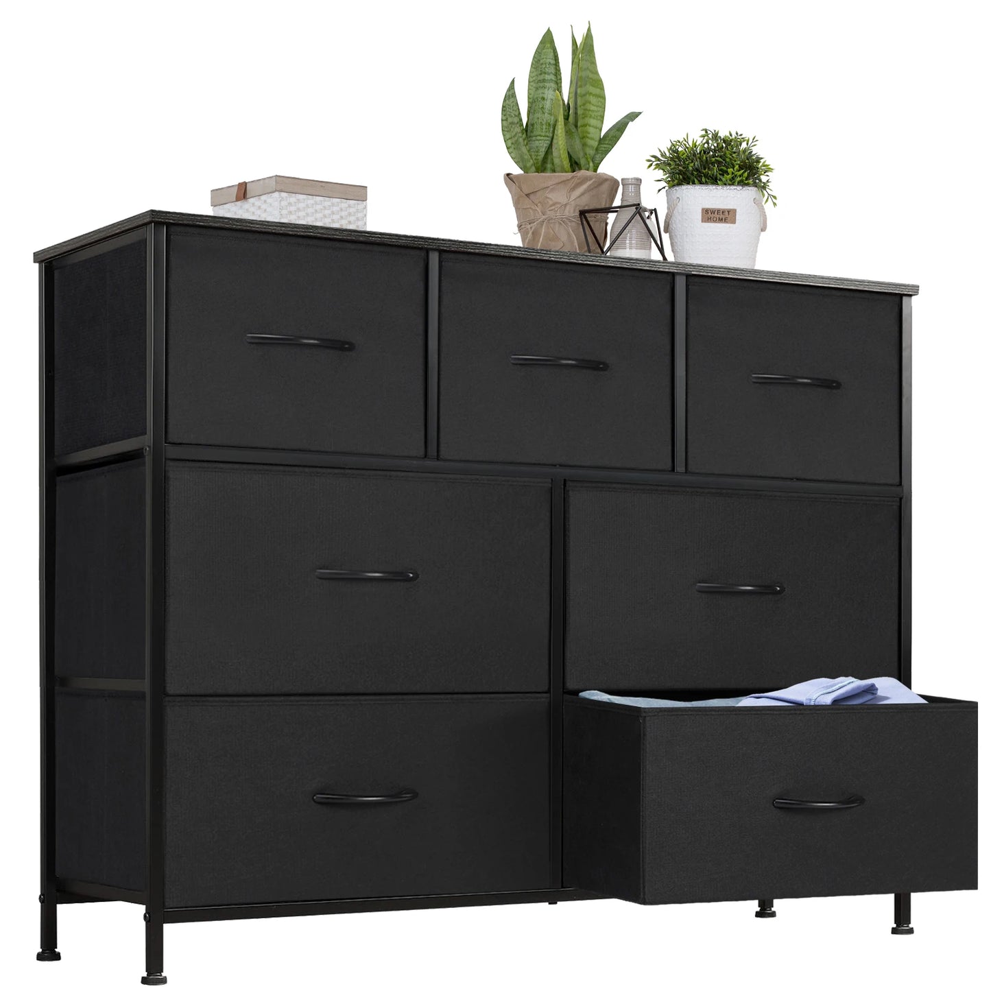 Dresser with Fabric Drawers