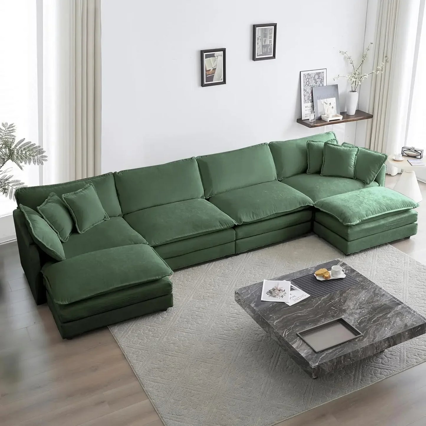 Oversized Large Comfy Sectional Couch