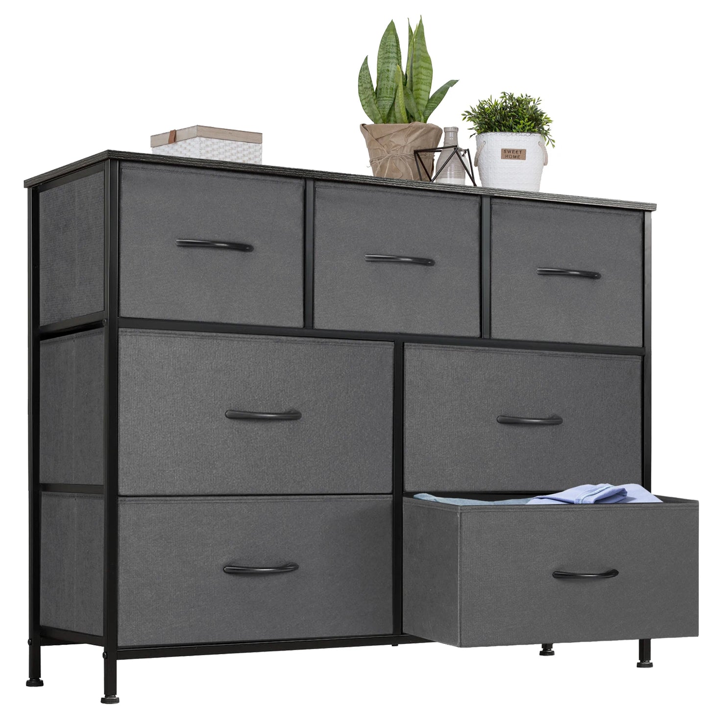 Dresser with Fabric Drawers