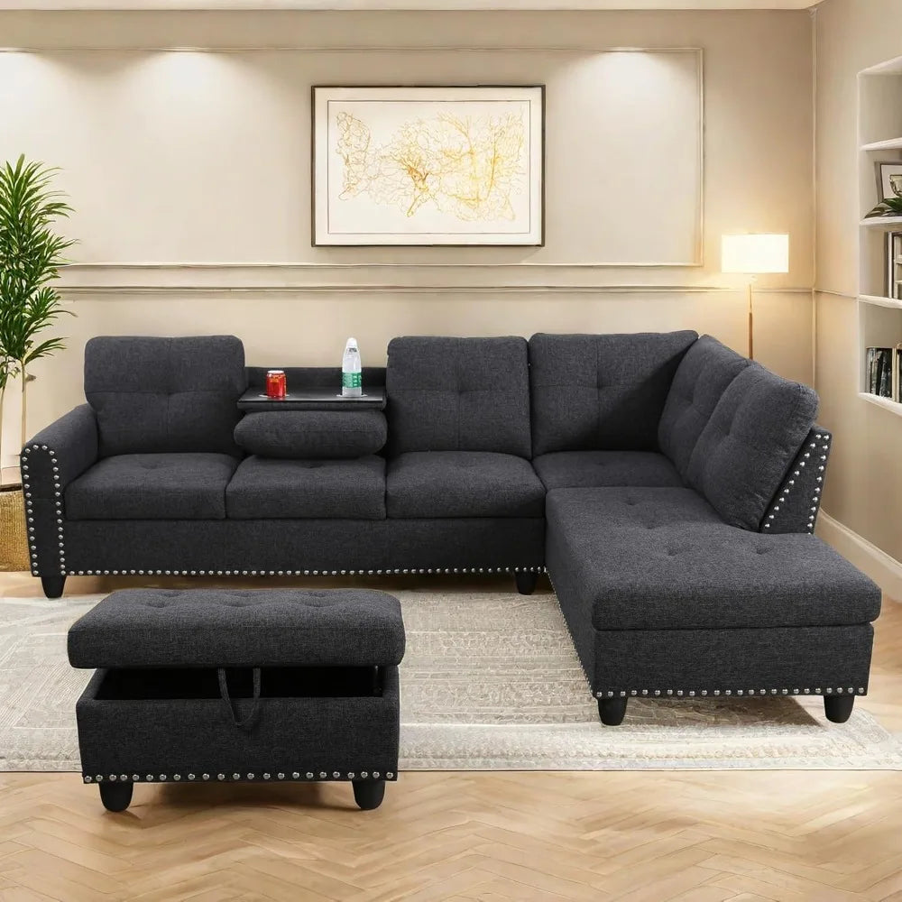 L-shaped Modular Sofa