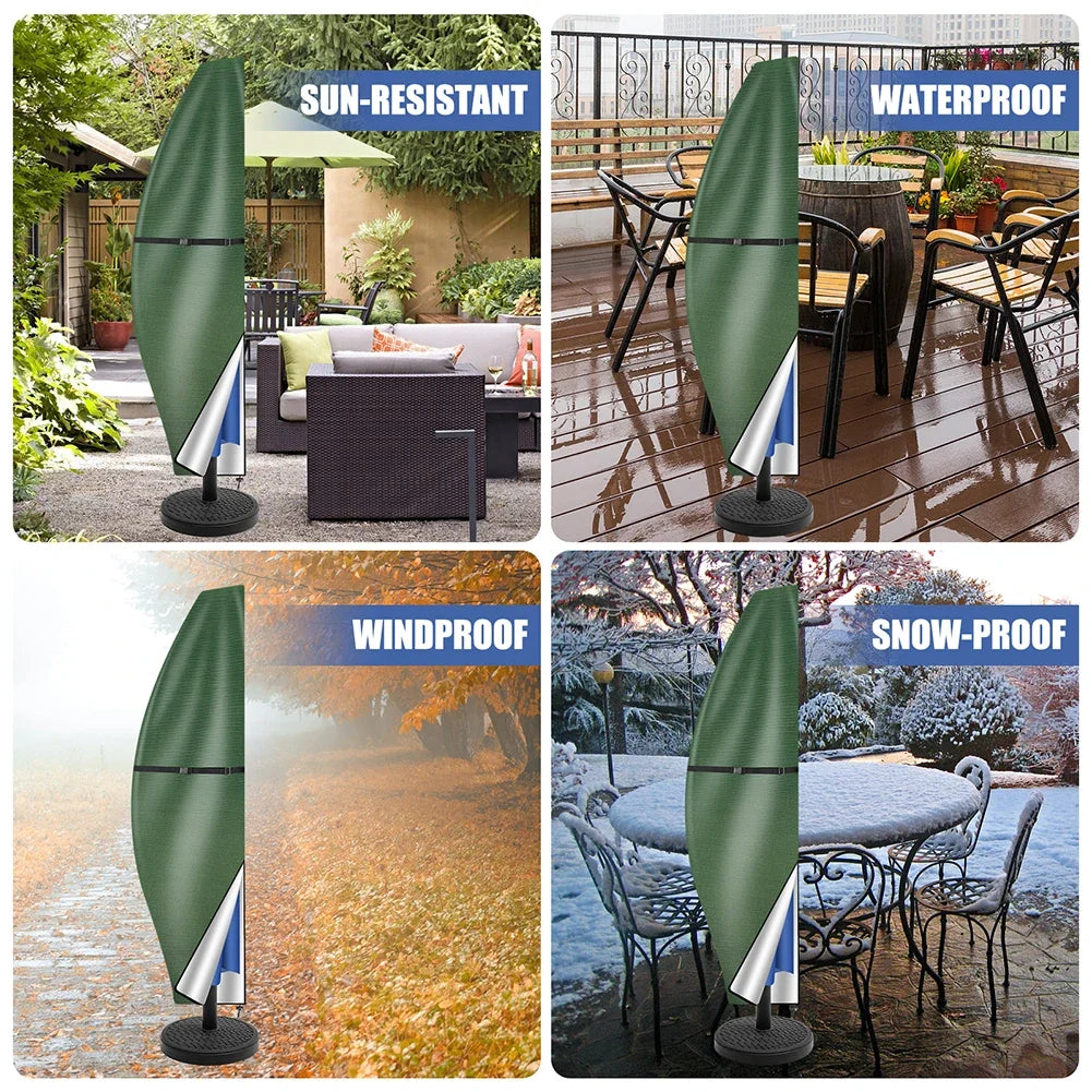 Banana Umbrella Cover, Oxford Fabric Waterproof, Garden Cantilever