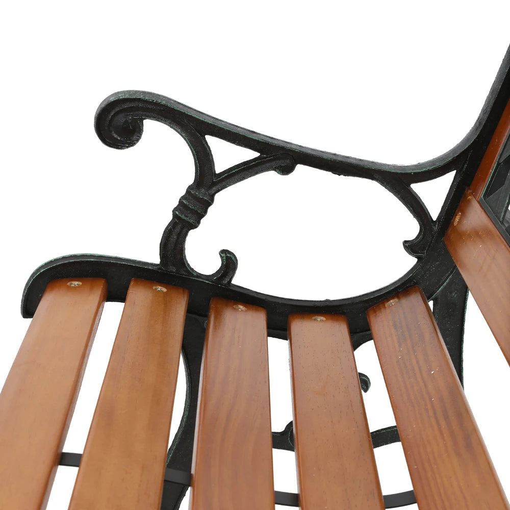 49" Garden Bench, Patio/Porch Cast Iron Love Seat