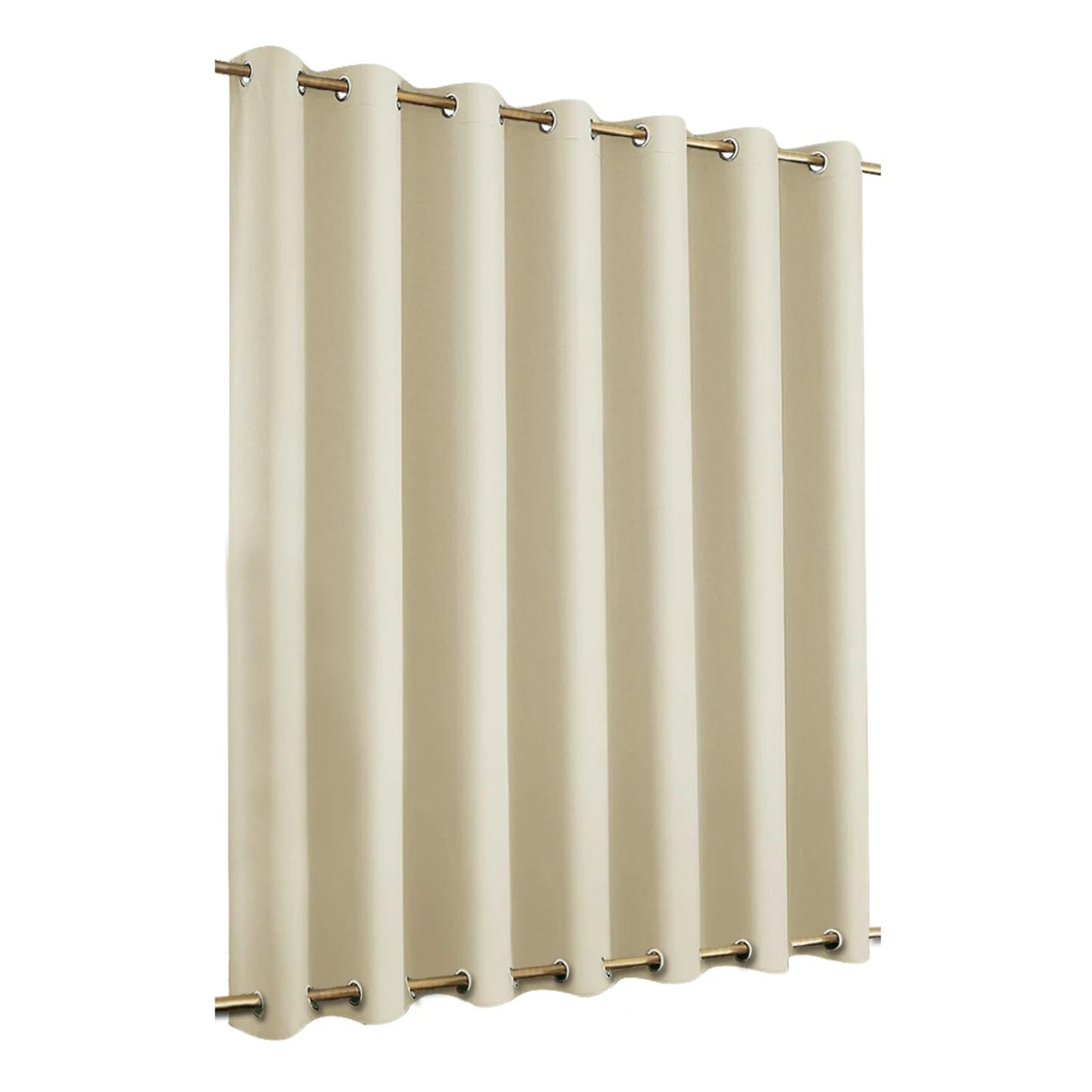 XL Outdoor Waterproof & Windproof Blackout Curtains with Top and Bottom Grommets