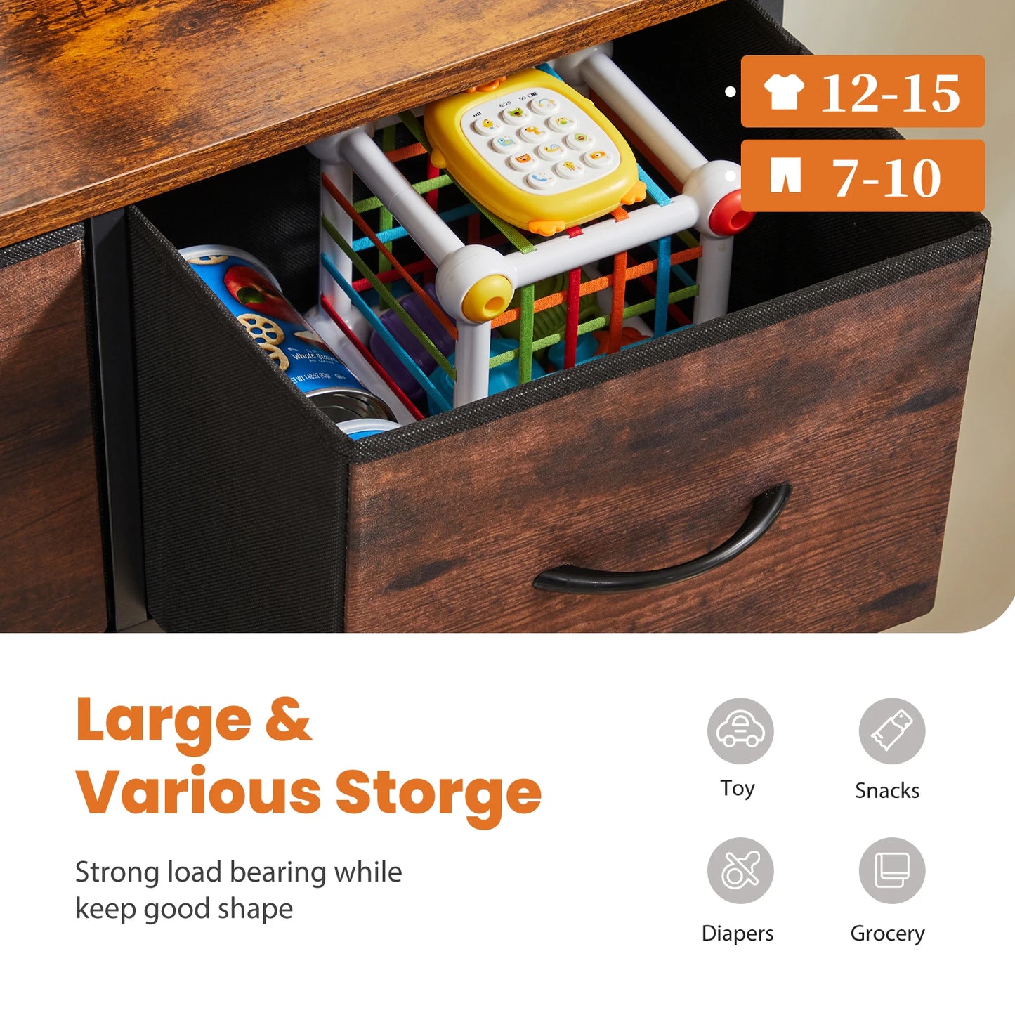 Dresser With 9 Drawers