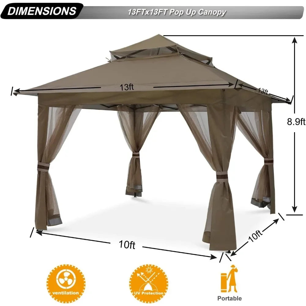 11' x 11' Outdoor Pop Up Gazebo