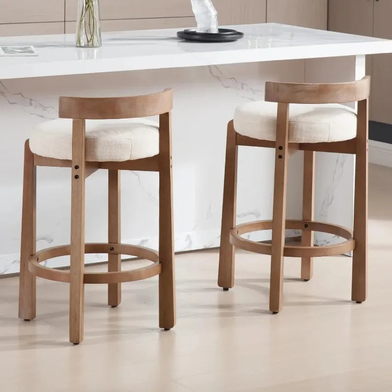 Modern Bar Stools, Set of 2