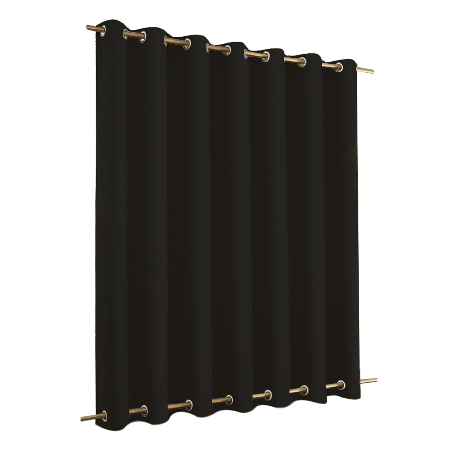 XL Outdoor Waterproof & Windproof Blackout Curtains with Top and Bottom Grommets