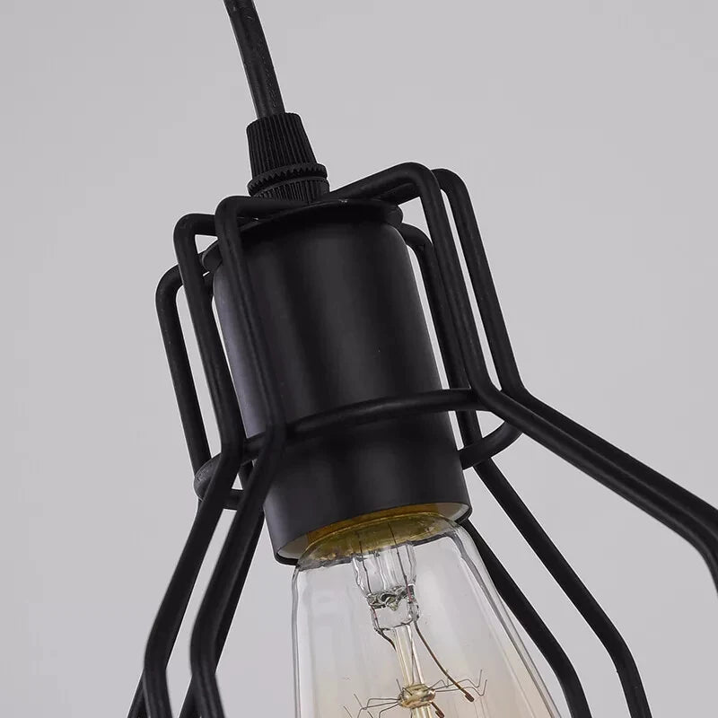 Iron Cage Pendant Light