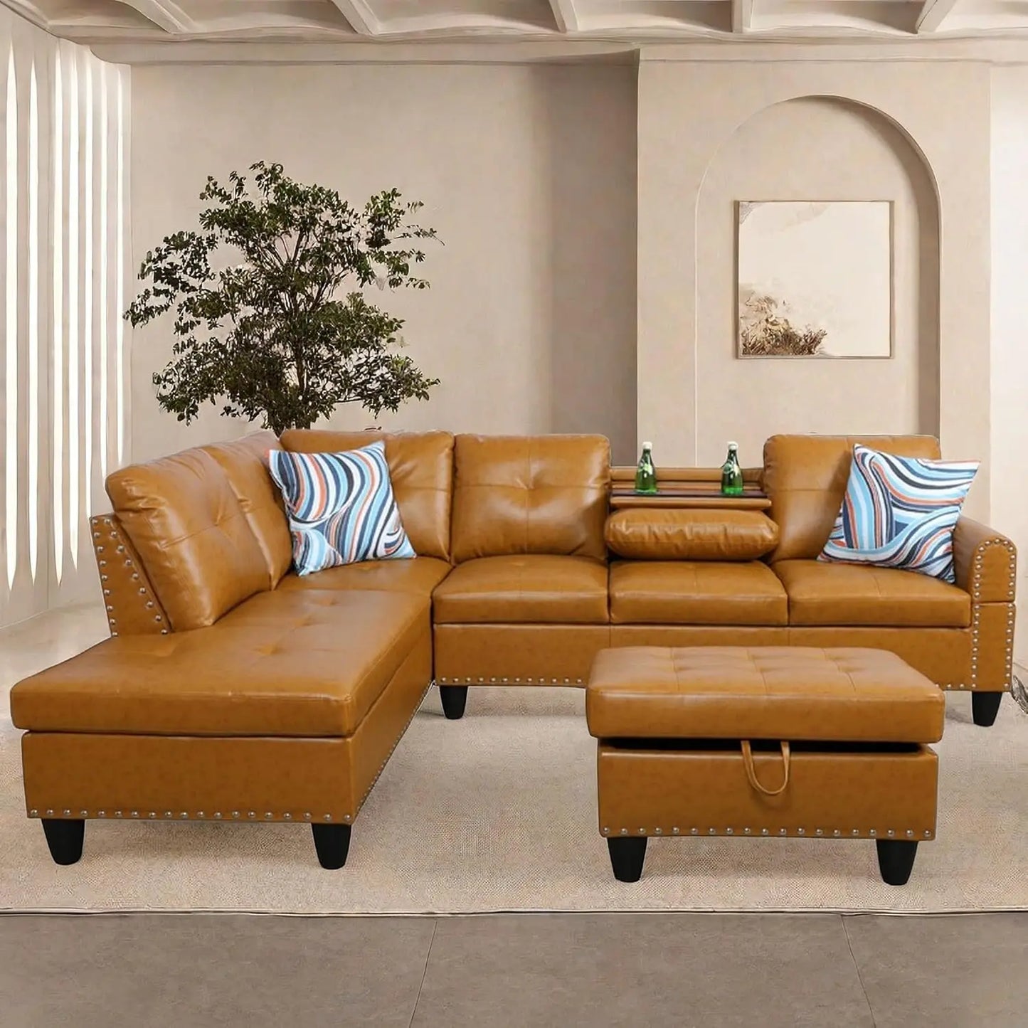 L-shaped Modular Sofa