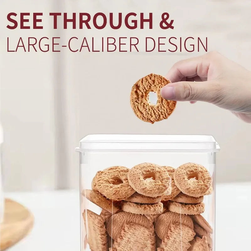 Large Airtight Food Storage Containers with Lids