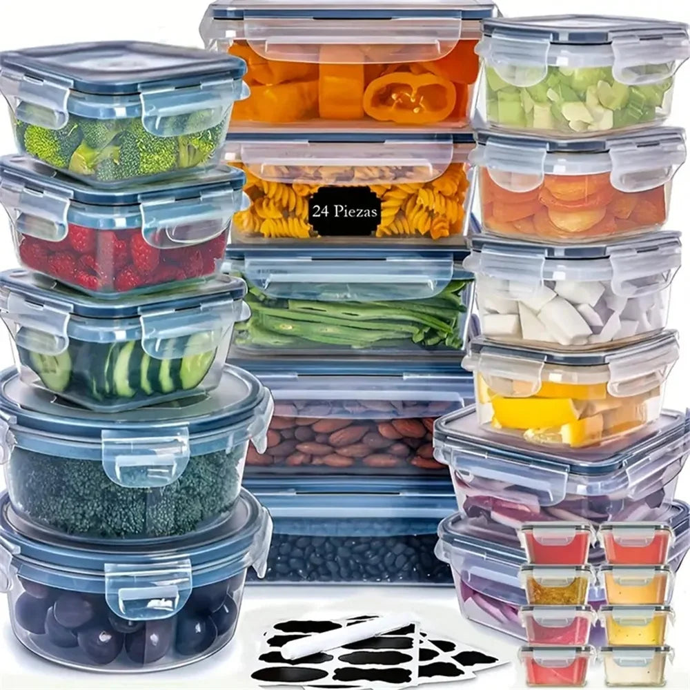 24-piece Kitchen Storage Container Set