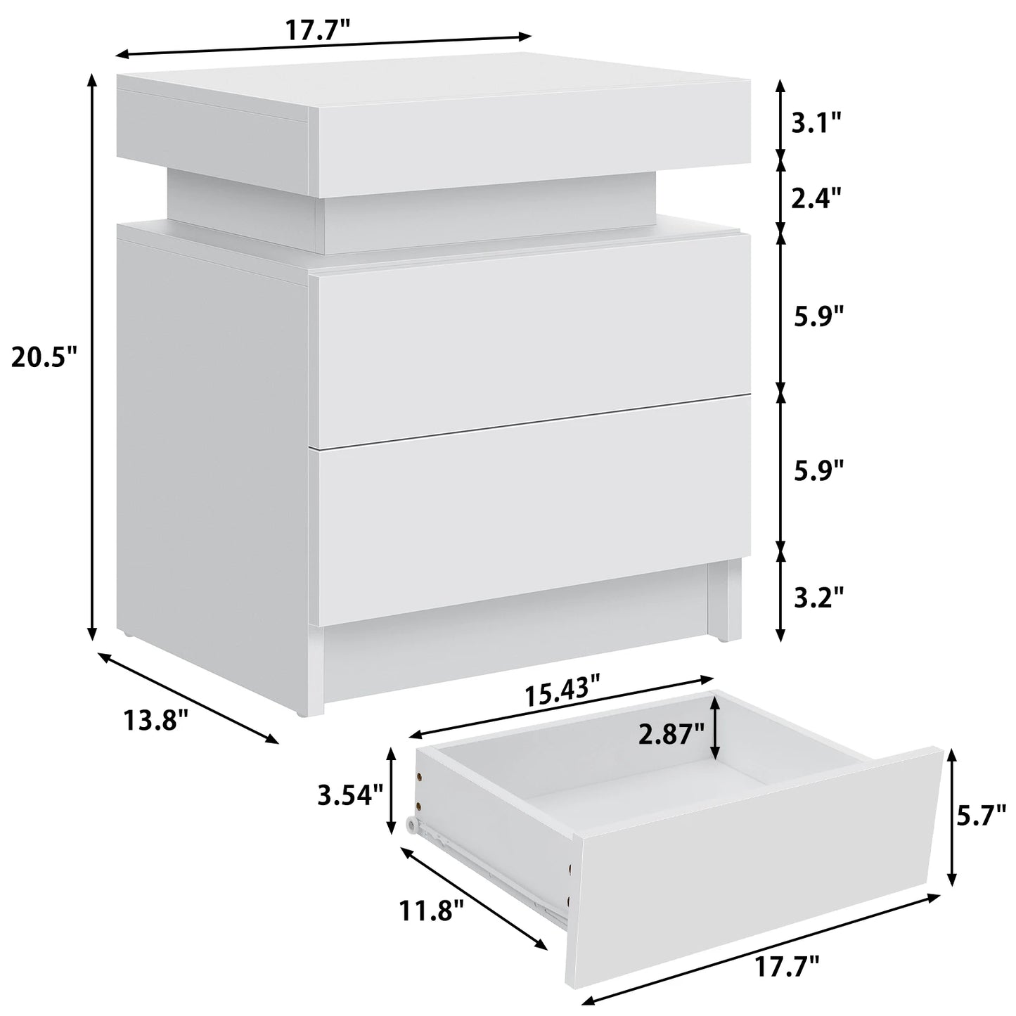 LED Nightstand