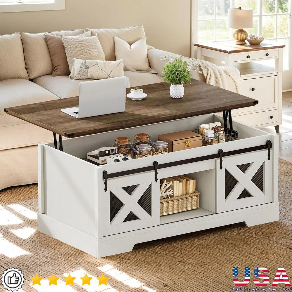 Farmhouse Lift Top Coffee Table