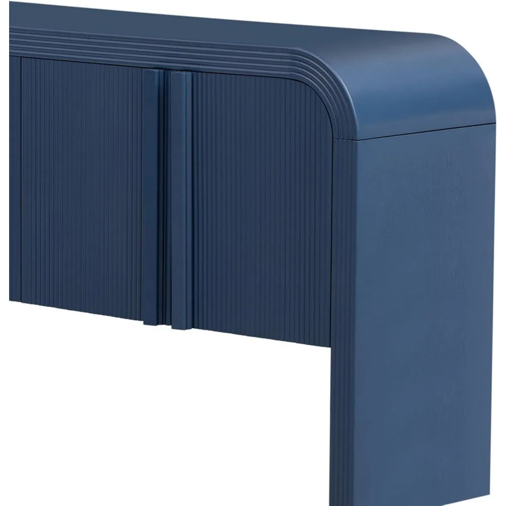 Modern Curved Edge Console Table