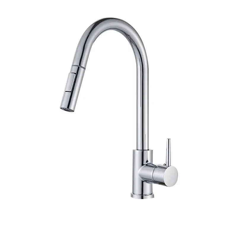 Modern Pull Down/Pull Out Kitchen Faucet, 360 Rotation Kitchen