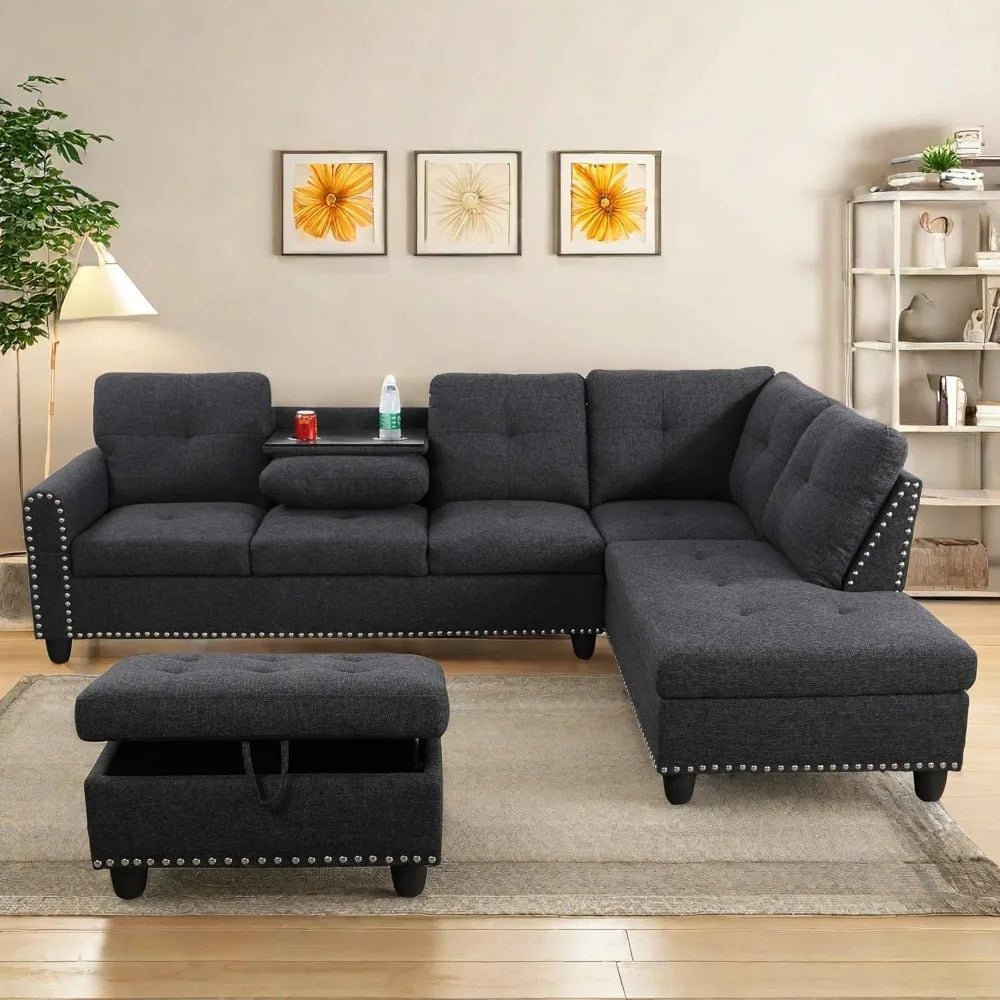 L-shaped Modular Sofa