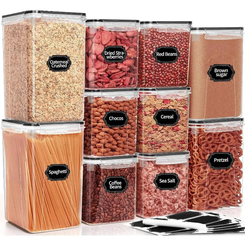 Large Airtight Food Storage Containers with Lids