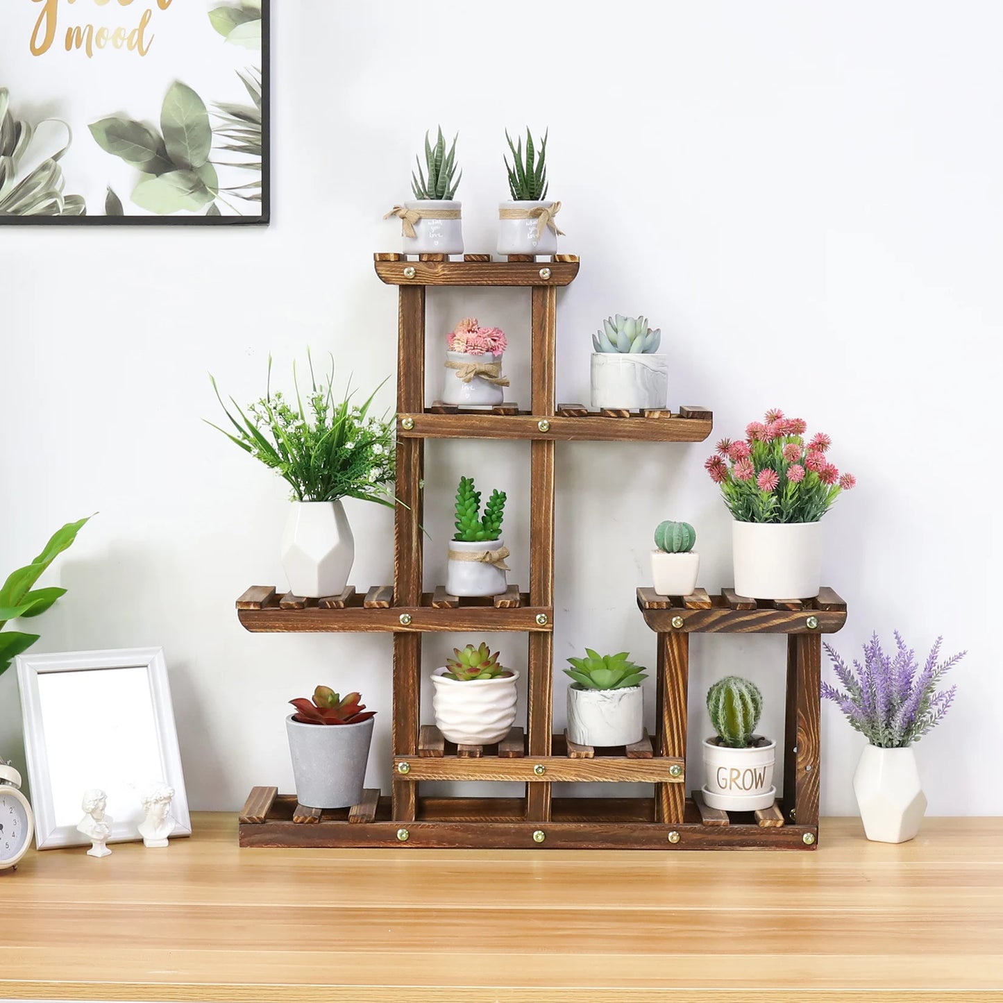 Multi-tiered Plant Stand,, Display Rack Balcony, Flower Rack Shelf