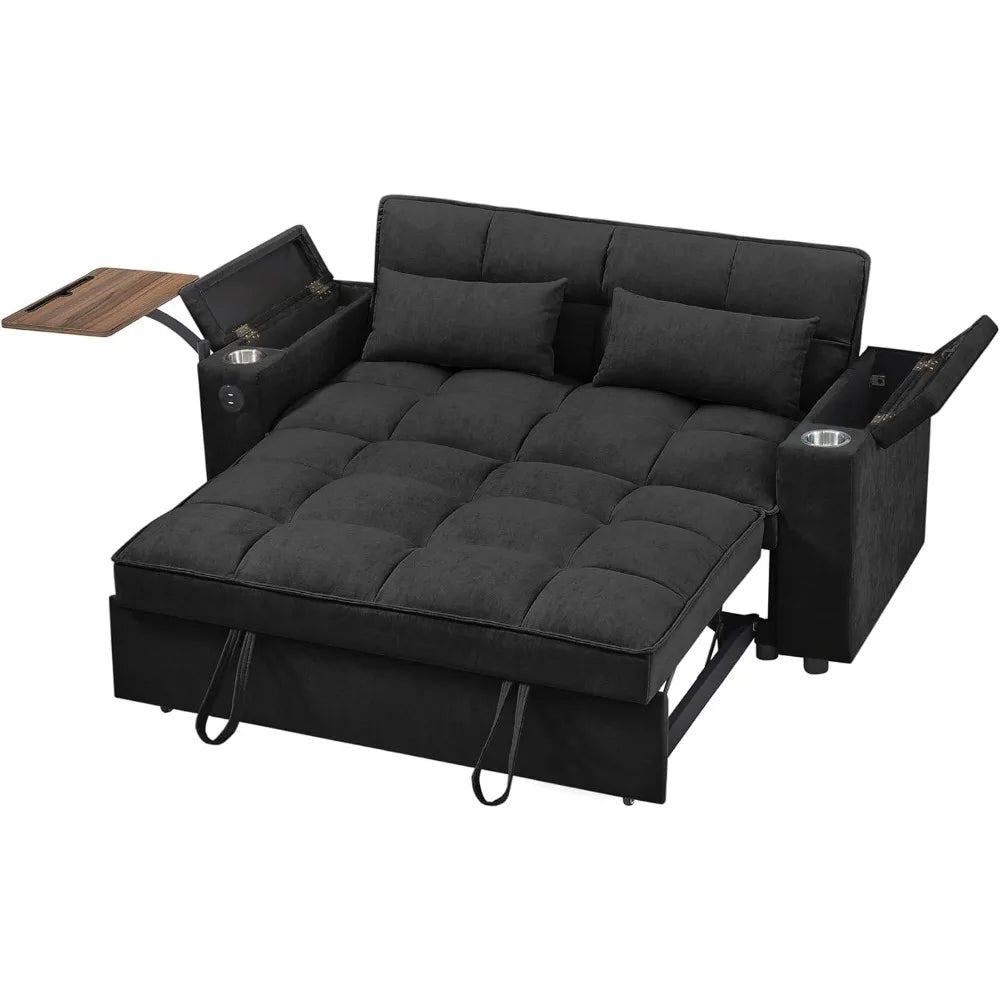 3-in-1 Folding Convertible Pullout Sofa Bed
