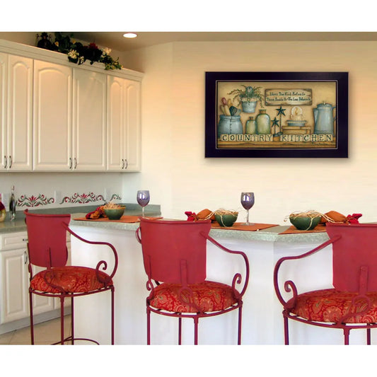 Framed Wall Art - Country Kitchen