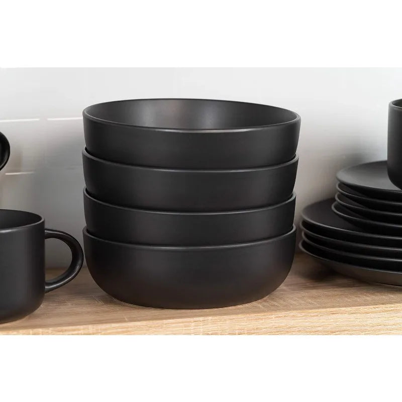 Matte Coupe Dinnerware Set