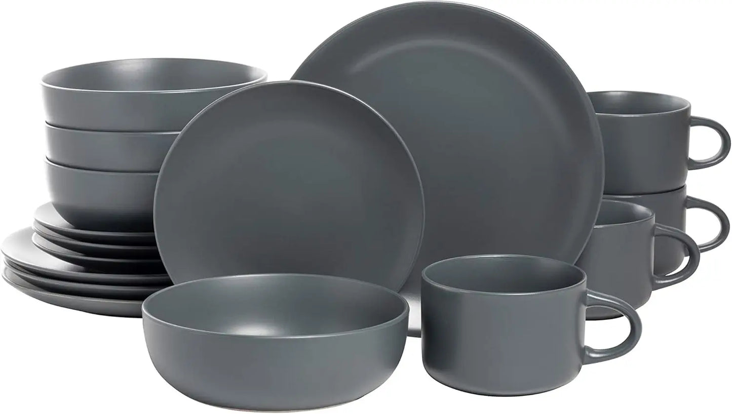 Matte Coupe Dinnerware Set