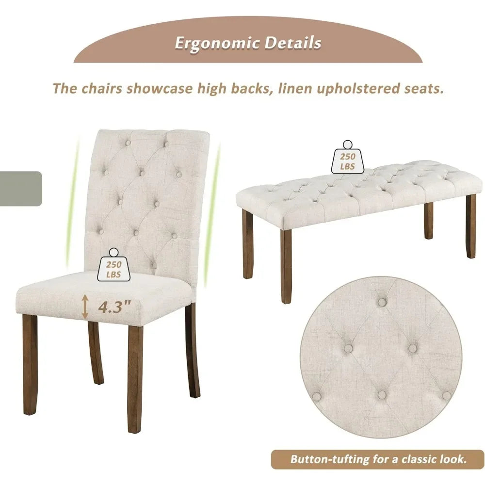 Dining Set with Bench