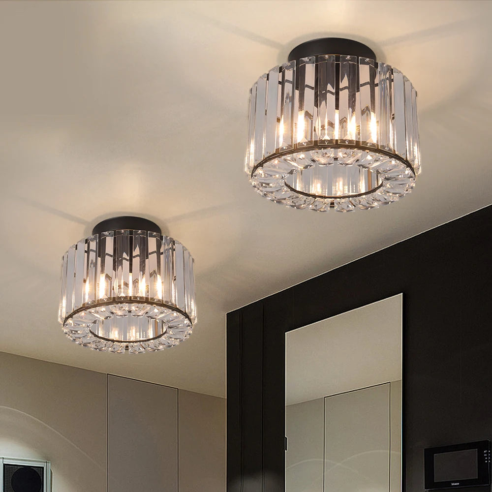 Modern Hanging Glass Pendant Light Fixture