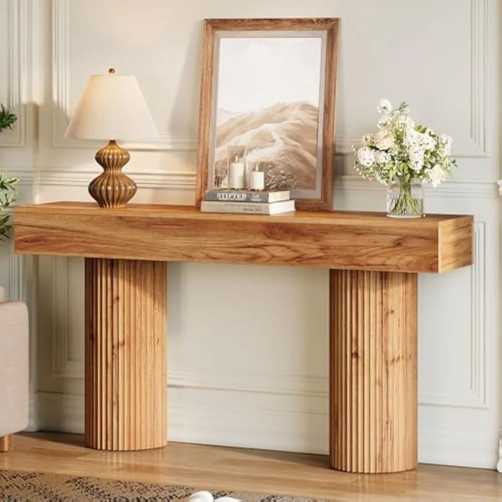 Long Wooden Console Table