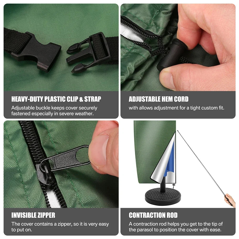 Banana Umbrella Cover, Oxford Fabric Waterproof, Garden Cantilever