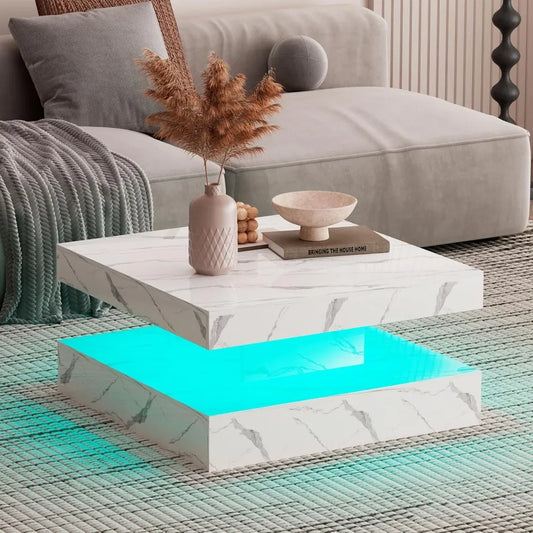 Marble LED Coffee Table